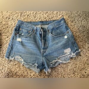 Levi's Blue Jean Shorts